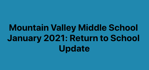 Jan 2021 Return to School - All Grades