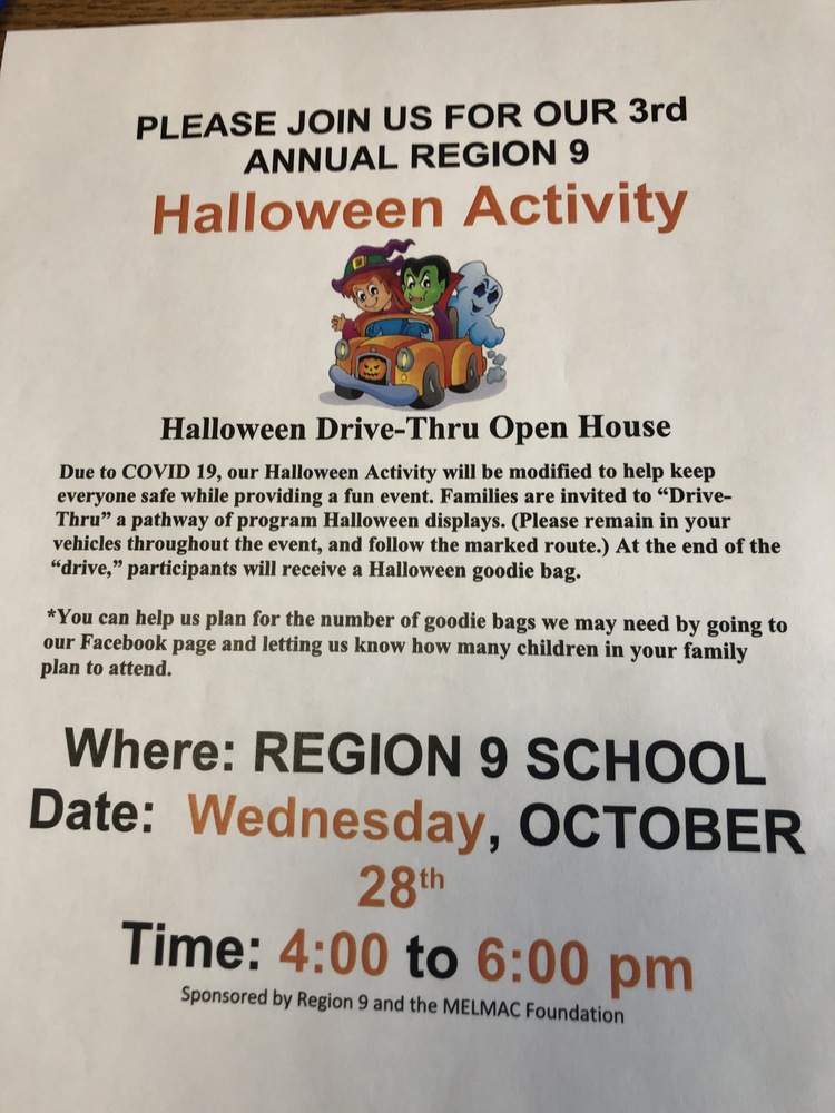 3rd Annual Region 9 Halloween Activity