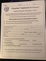 Fluoride Treatment at School