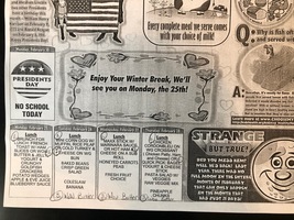 HSES Menu for 2/24-2/28