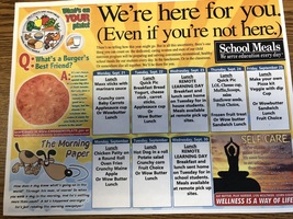 September 2020 Lunch Menu