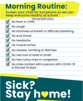 Morning Covid Checklist