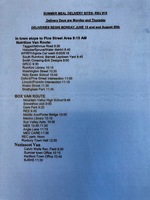 Summer Meal Delivery Sites