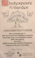 Shakespeare in the Garden - A Midsummer Night's Dream