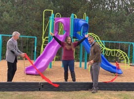 Playground Ribbon Cutting
