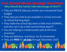 Free School Meals through December